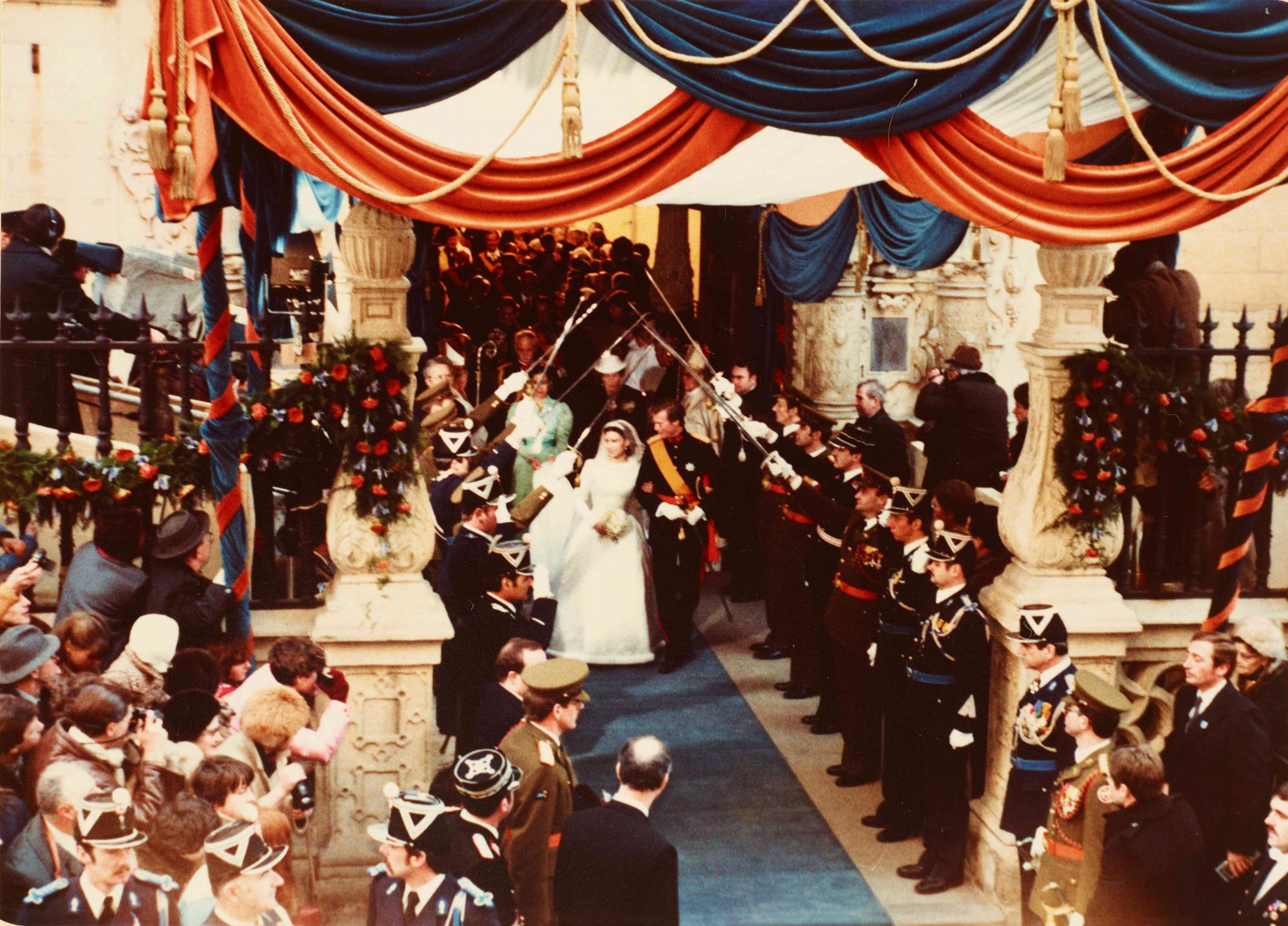 Mariage royal à Luxembourg de S.A.R. Henri et Maria Teresa, le 14 février 1981 
