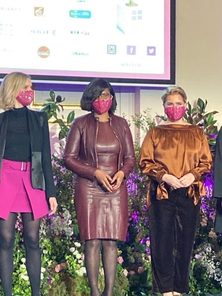 Prix de la femme d'influence 2020 _ S.A.R. avec Mme Agnès Pannier et Mme Elisabeth Moreno